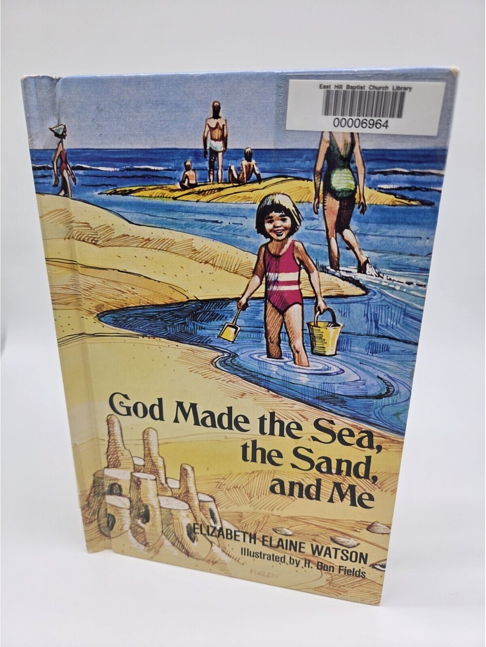 GOD MADE THE SEA, THE SAND, AND ME By Elizabeth Elaine Watson Hardcover Vintage